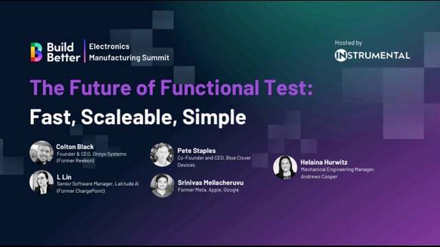 The Future of Functional Test: Fast, Scaleable, Simple | Build Better 2024