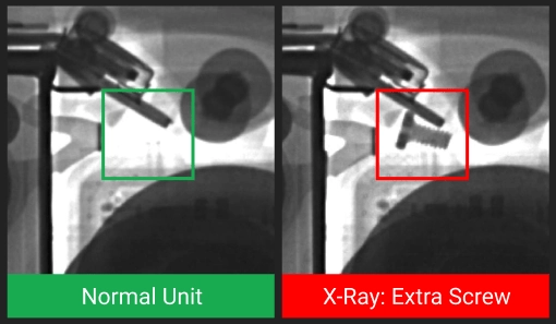 Extraneous screw error