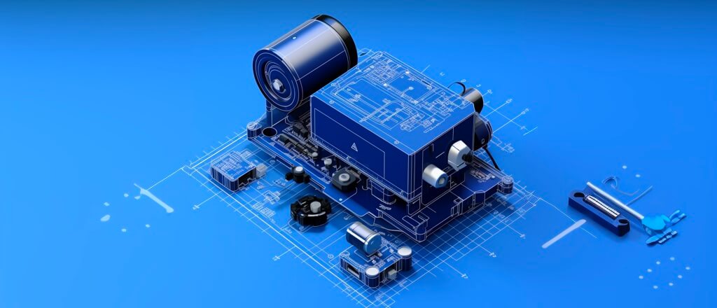Illustration of Mechanical Computer-Aided Design (MCAD) software
