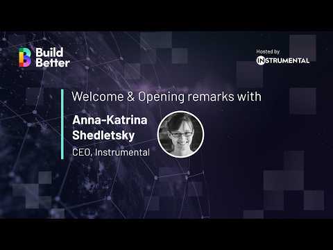 Welcoming and Opening Remarks With Anna | Build Better 2025
