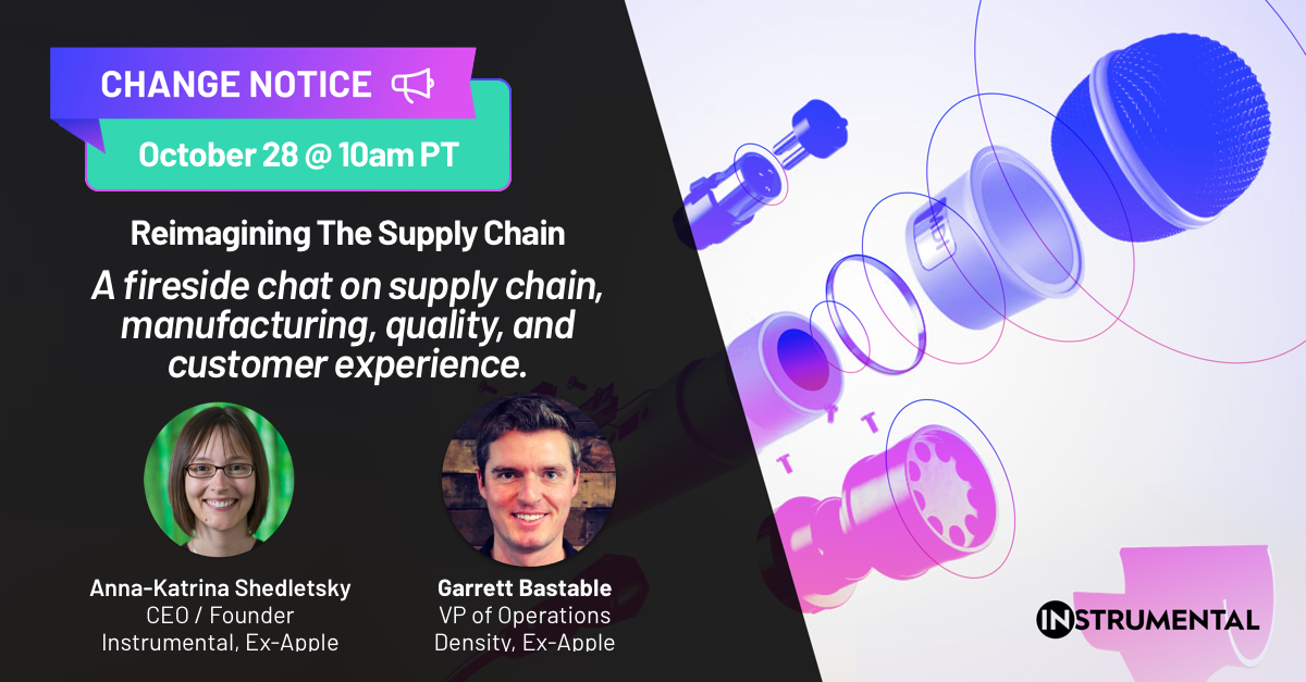 Change Notice: A fireside chat with the VP of Operations from Density