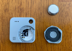 Tile Mate with battery removed
