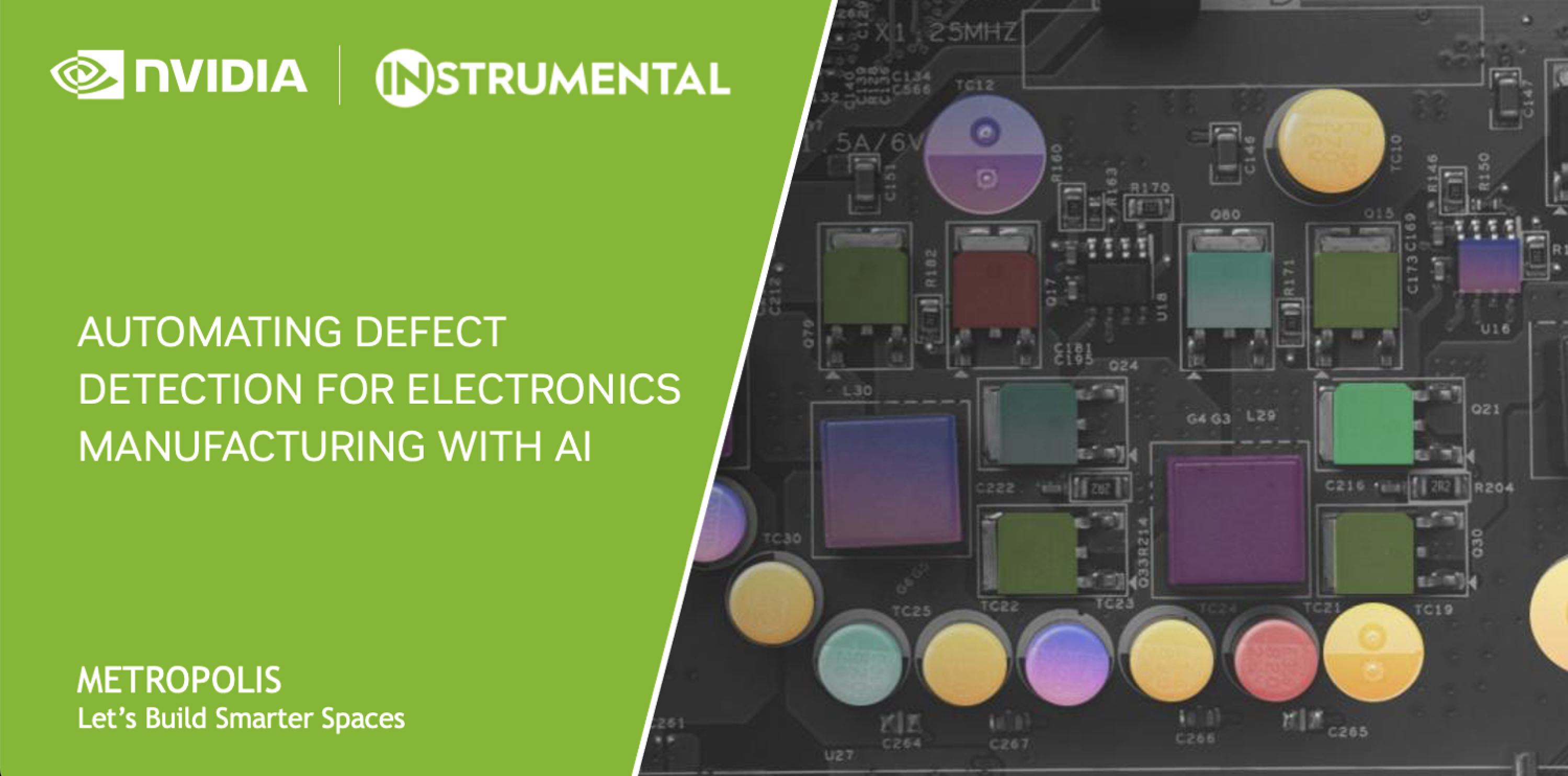 Instrumental joins NVIDIA Metropolis to enable fully automated defect detection for complex electronics assembly Image